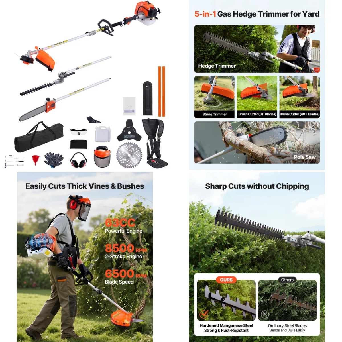 Hedge Trimmer Cordless - Бензиновый кусторез, ручной кусторез с двухтактным