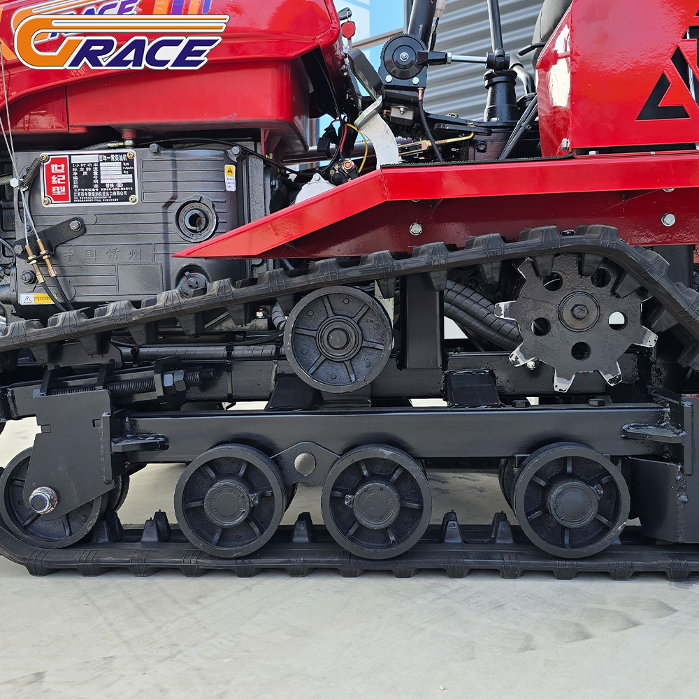 Мини-гусеничный трактор-экскав – обзор и цена Garden Tiller Mini