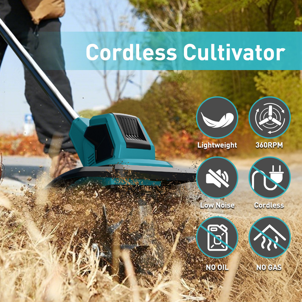 21В литиевый высокомощный мини – обзор и цена Garden Tiller Mini