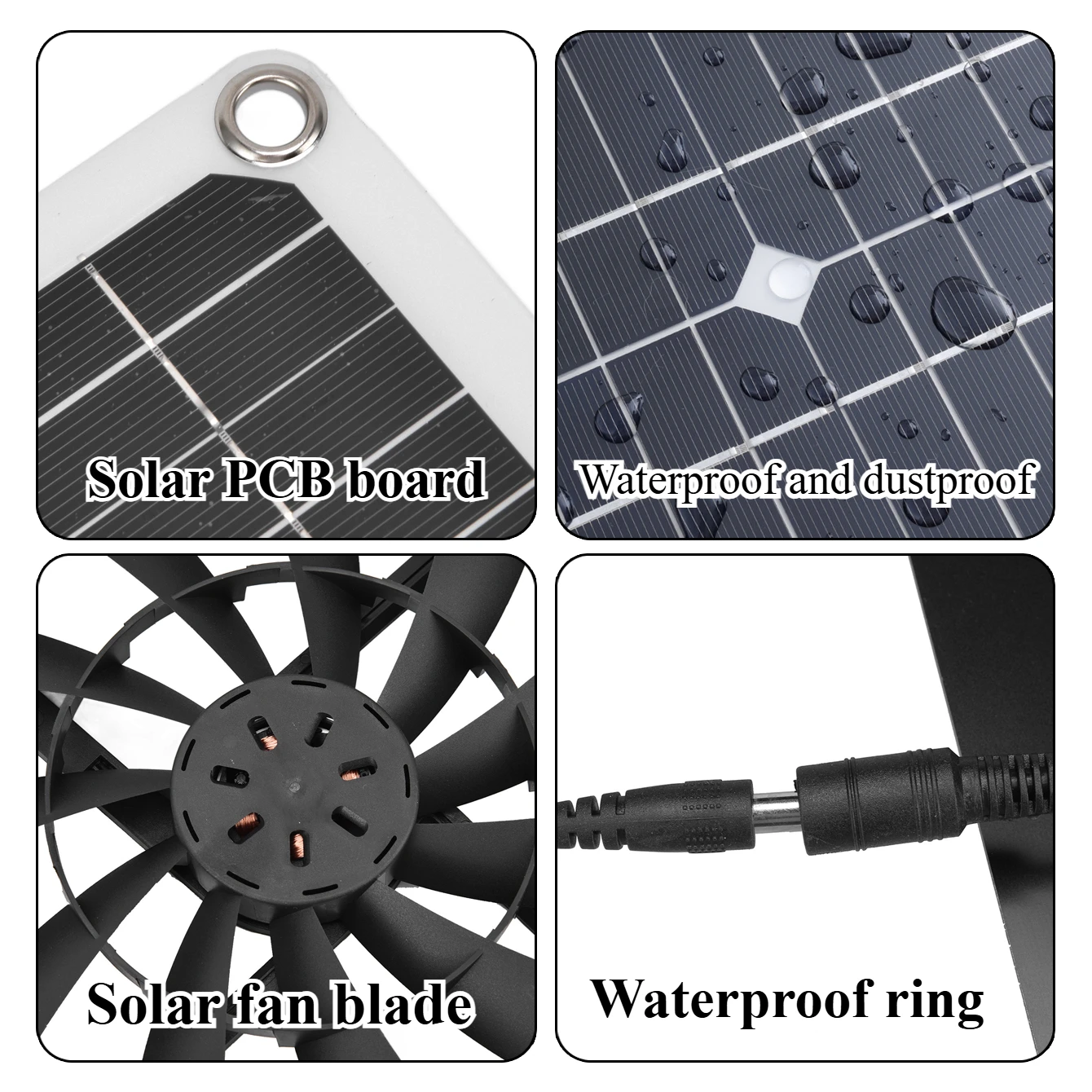 Наружный солнечный вентилятор  – обзор и цена Outdoor Power Vent