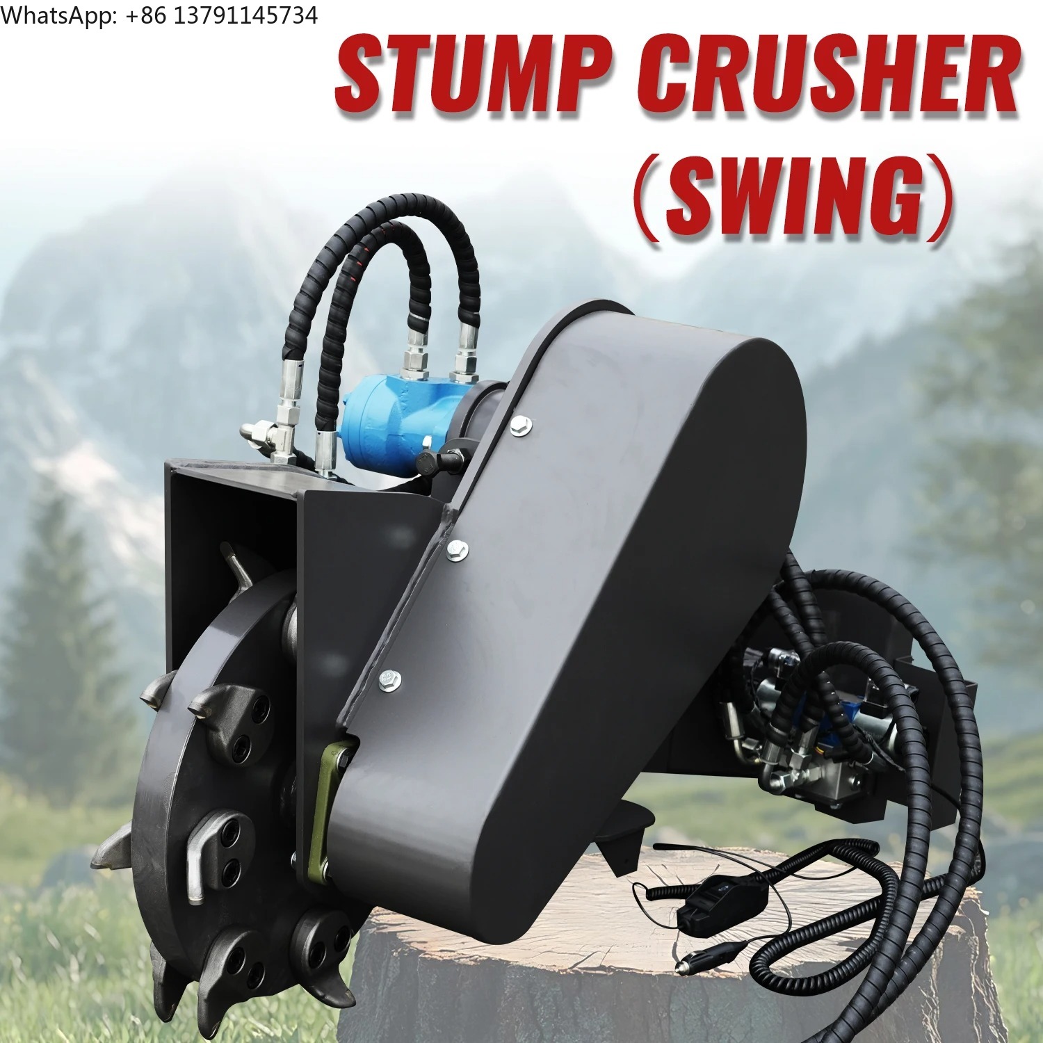 Навесное оборудование для изме – обзор и цена Stump Grinder Attachment