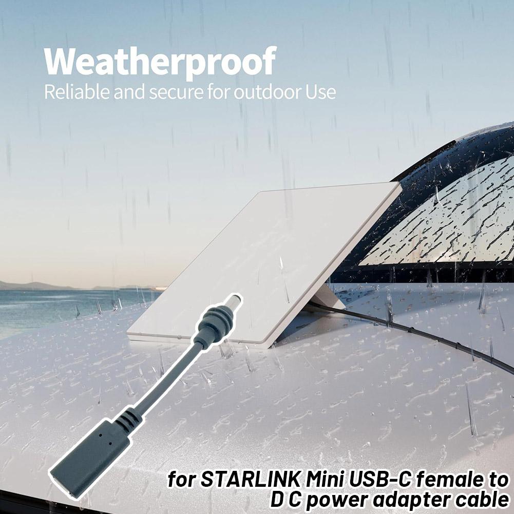 Для STARLINK Mini USB-C женски – обзор и цена Outdoor Power Adapter Usb