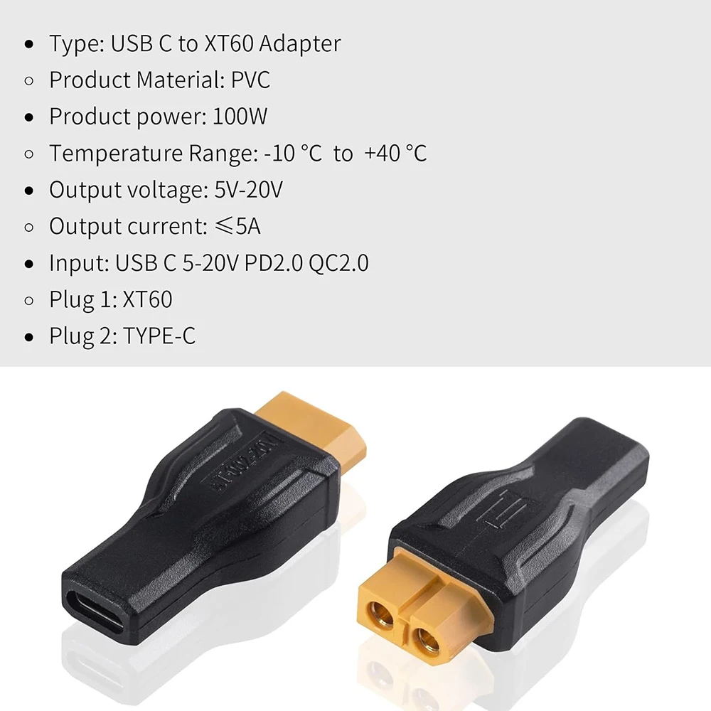 Адаптер USB C в XT60, преобраз – обзор и цена Outdoor Power Adapter Usb